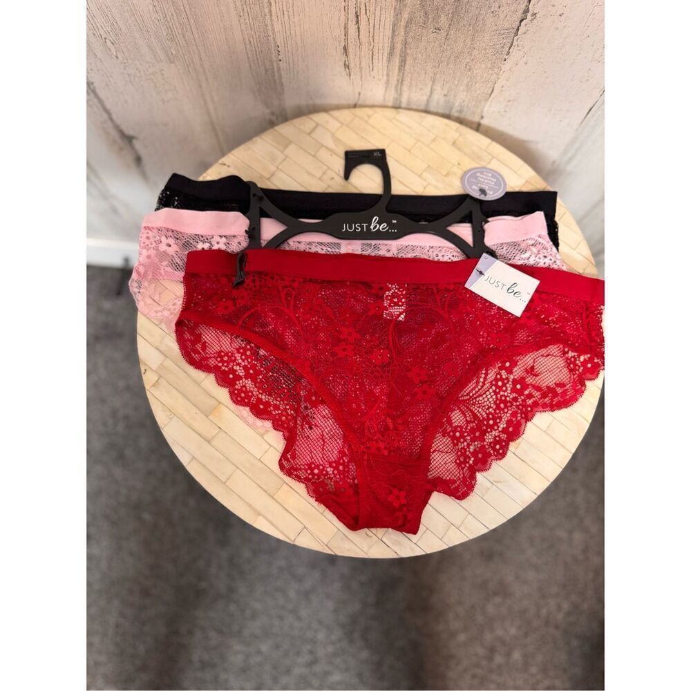 Just be laced panty set of 3 size XL